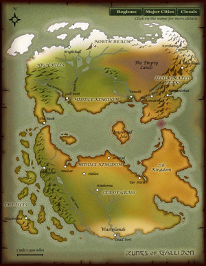 Map of Gallidon