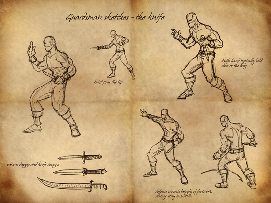 Guardsmen Sketches: Knife